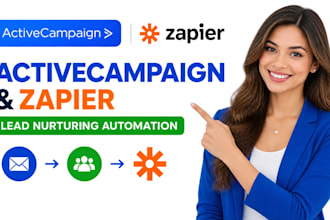 setup activecampaign zapier lead nurturing email automation workflow setup