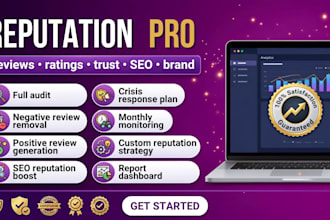 inccrease your online business reputation audit for startups plus report