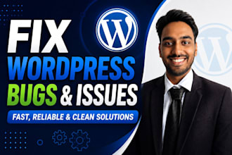 fix wordpress bugs, errors, and elementor issues