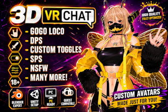 edit fix rig optimized convert setup upload avatar create custom vr chat avatar