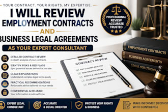 review employment contracts and business legal agreements