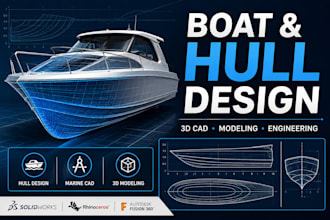 design and model your ship hull in solidworks