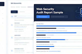 perform website security audit and vulnerability risk assessment