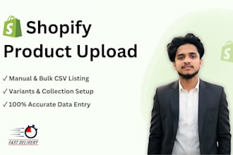 do shopify product upload and bulk product upload via CSV