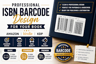design barcode for your books isbn amazon kindle kdp
