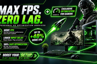 optimize, overclock, tweak, fix your PC for gaming warzone, windows