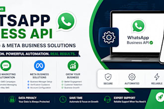 setup whatsapp business API and SMS marketing automation