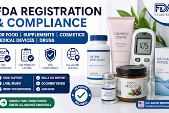 do fda registration import permit for food, drug cosmetic fda label review