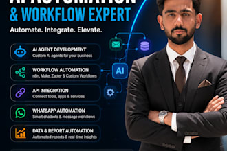 build an ai agent using n8n, open ai, apis and automation