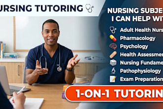 tutor you in nursing subjects
