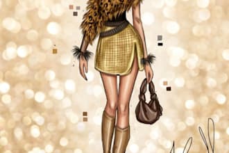 design custom fashion concept, ai illustration and tech pack