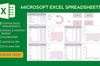 do excel data cleaning , formatting and data analysis
