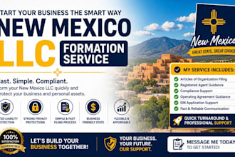 form your new mexico llc with registered agent and compliance support