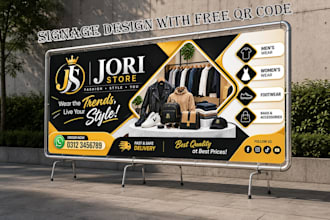 create eye catching billboard, hoarding and banners design