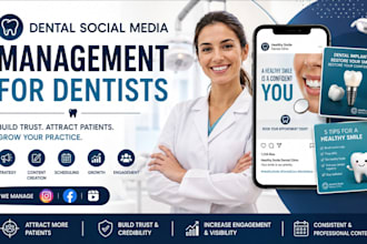 be your dental social media marketing manager for clinics and healthcare