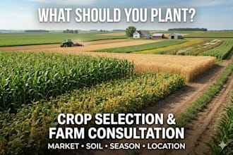 recommend the best crops to plant for your farm and market