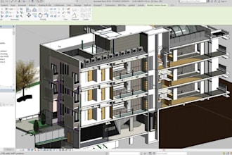 create 2d, 3d revit bim models for architecture and structural