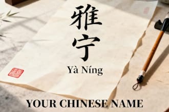 create a meaningful chinese name for you