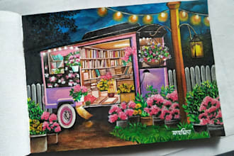 create a beautiful custom acrylic painting for you
