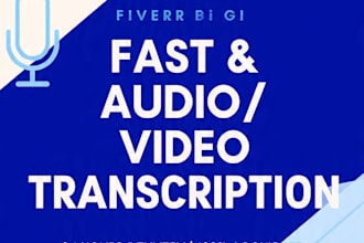 do english and urdu video and audio transcription in 24 hour