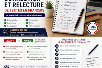 relire et corriger vos texte en francais