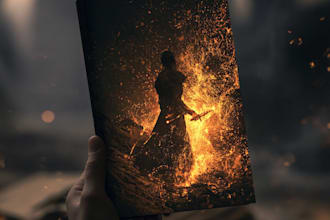 design dark fantasy and gothic book cover