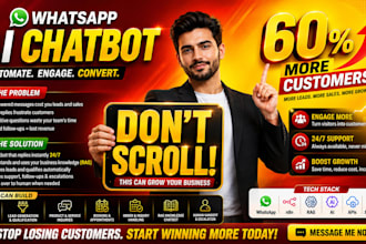 develop whatsapp ai chatbot for your buisness using n8n