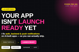 lovable replit bolt base44 wp ai web apps with postgresql supabase firebase fcm