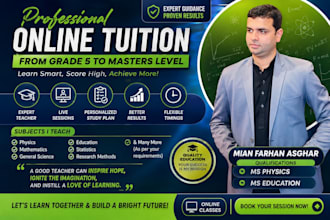 be your expert online tutor for personalized 1 on 1 lessons