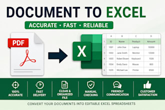convert pdf to excel