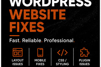 fix your wordpress website errors and layout issues