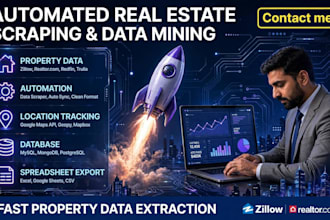 real estate data scraping and zillow leads generation