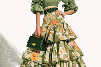design fashion collection, fashion illustration
