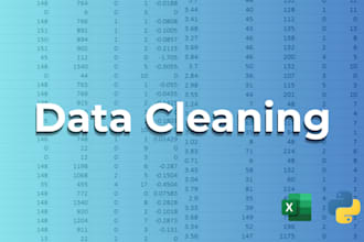 clean, format, and preprocess your raw data using python