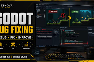 fix bugs and errors in your godot game