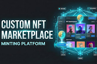 develop custom nft marketplace and minting platform