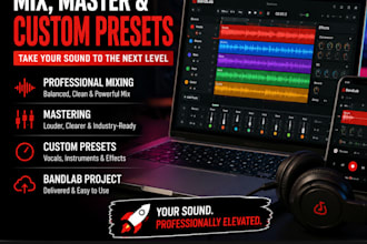 mix and master your song on bandlab with a custom preset