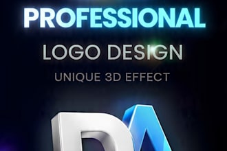 iwill design modern 3d professional logo for brand