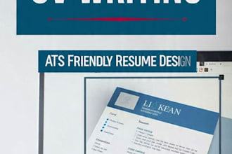 write a professional ats friendly CV and resume