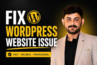 fix wordpress issues, fix wordpress errors, bugs, fix wordpress website