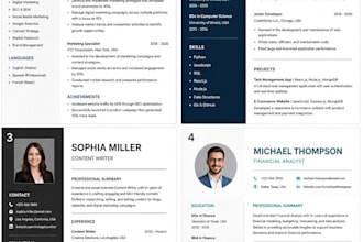 professionally edit and improve your CV and resume