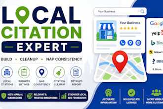 build local citations and business listings for local SEO