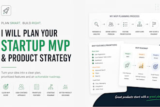define your product idea and plan a clean buildable mvp