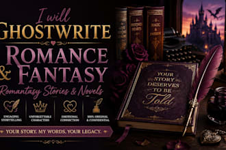 ghostwrite romance fantasy and romantasy stories and novels