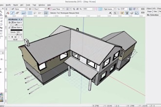draft professional house plans using vectorworks 2026