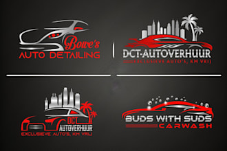 design modern motorsports, automobile, racing automotive logo