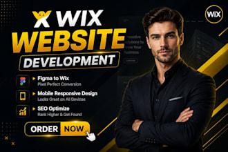 design wix website, redesign wix website, wix website develoment