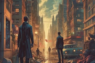 create comic book and custom illustration
