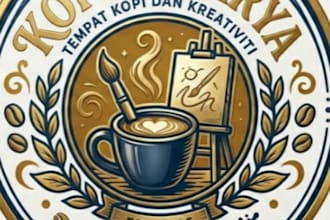 create creative logo for cafe