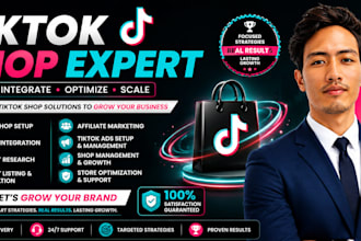 set up USA,UK tiktok shop account, i will manage tiktok shop